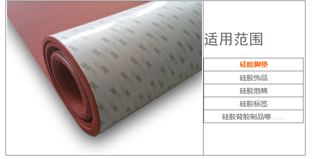 適用于硅膠飾品、硅膠泡棉等